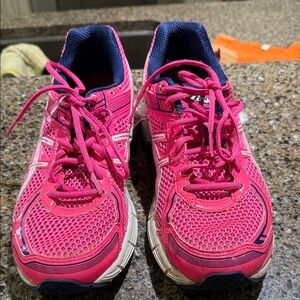 Asics Pink Athletic Shoes